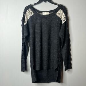 A’reve Wool Blend Tunic Style Blouse small